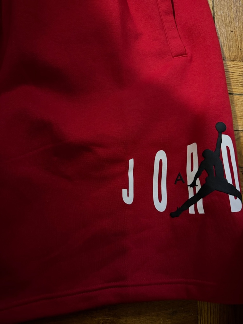 NWT Jordan Red Athletic Shorts with Jumpman Logo size XXL - Picture 2 of 8